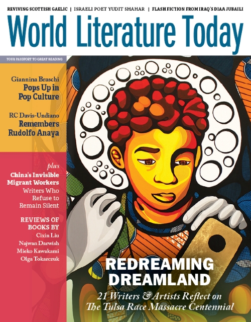 Cover of World Literature Today Spring 2021 Issue