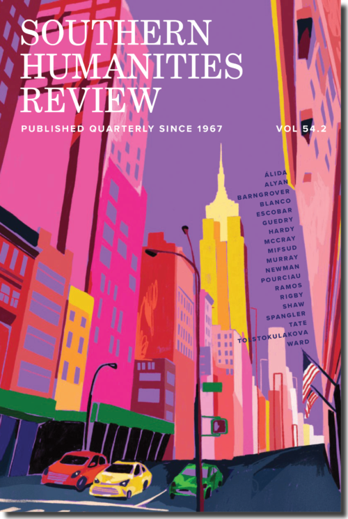 Cover of the Southern Humanities Review Issue 54.2