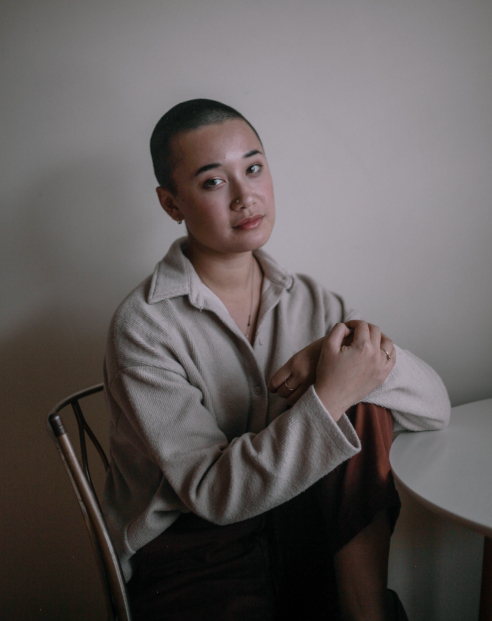 Color photograph of poet Megan Kim