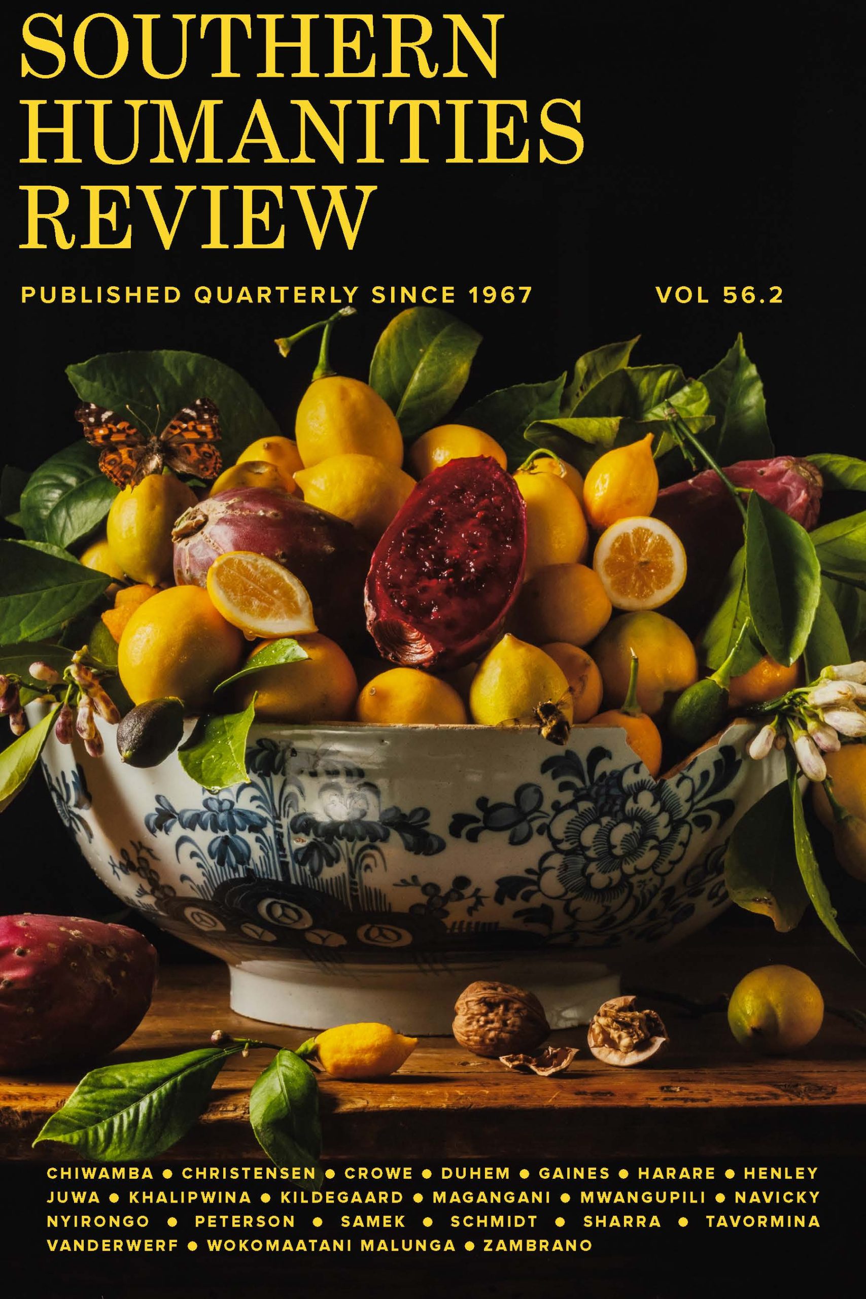 Cover of Southern Humanities Review Vol. 56.2