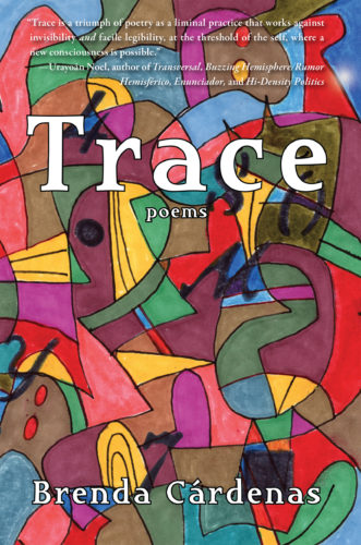 Cover of book entitled "Trace: Poems"