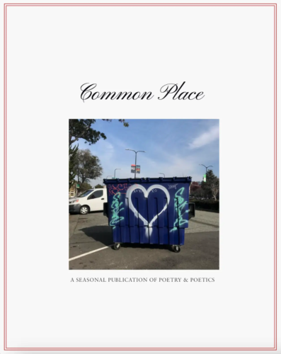 Cover of Issue One of Common Place