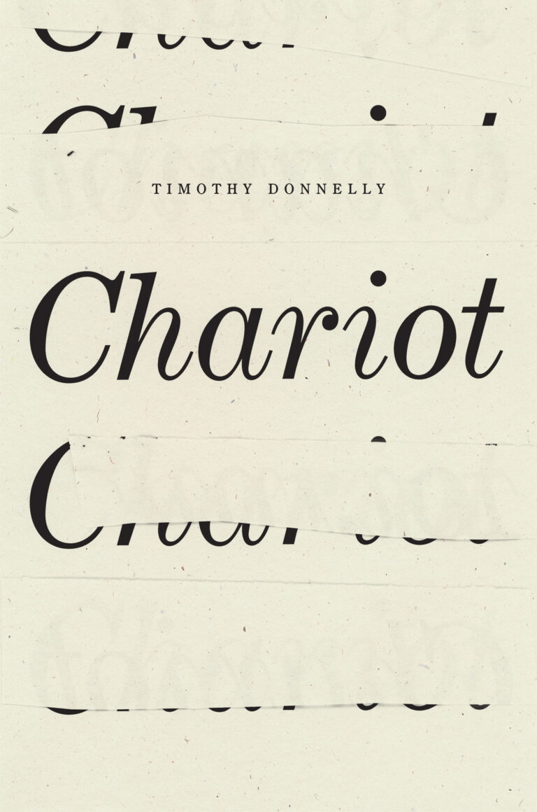Cover of Chariot by Timothy Donnelly